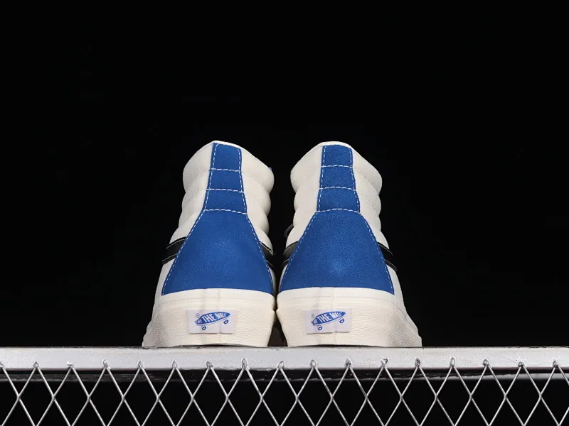 All categories Vans Vans series Vans Hi Vans high-top Vans SK8-Hi Anaheim series Vans official blue and white color matching high-top vulcanized sneakers VN0A4BVB21R